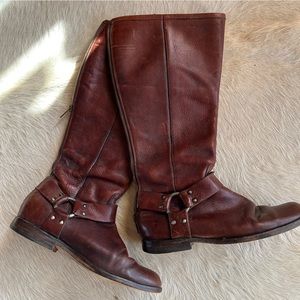✨ Frye 12 inch knee high harness boot